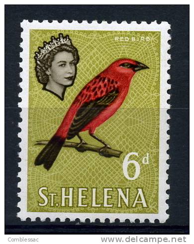St  Helena    1961   6d  Red, Sepia  And Light Yellow Olive - Saint Helena Island