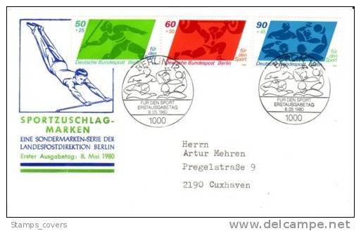 BERLIN FDC MICHEL 621/23 €6.50 - Autres & Non Classés