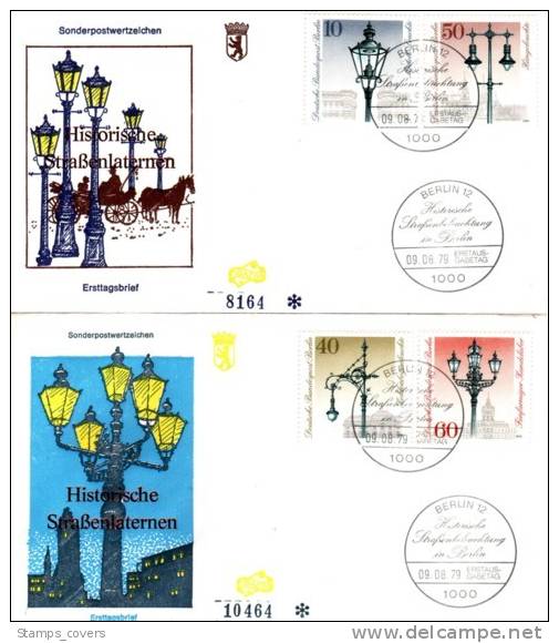 BERLIN FDC MICHEL 603/06 €4.50 - Altri & Non Classificati