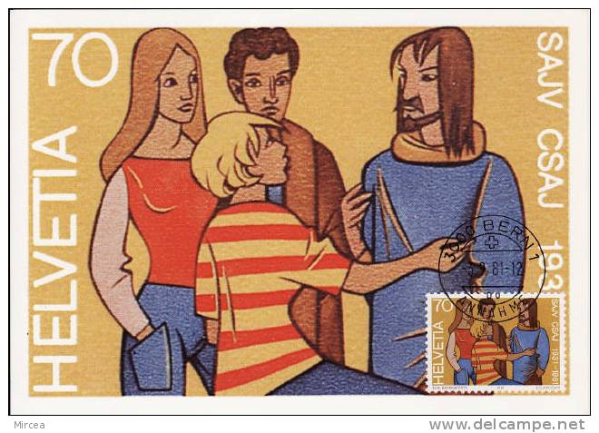 6012 - Suisse 1981 - Maximum Cards