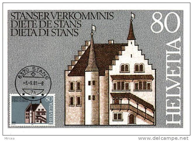 1134 - Suisse 1981 - Maximum Cards