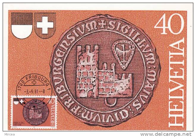 1132 - Suisse 1981 - Maximumkaarten