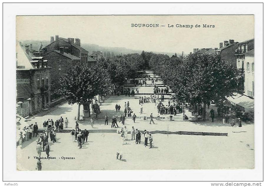 BOURGOIN - Le Champ De Mars ( Jeu De Boules - Pétanque ) - Bourgoin