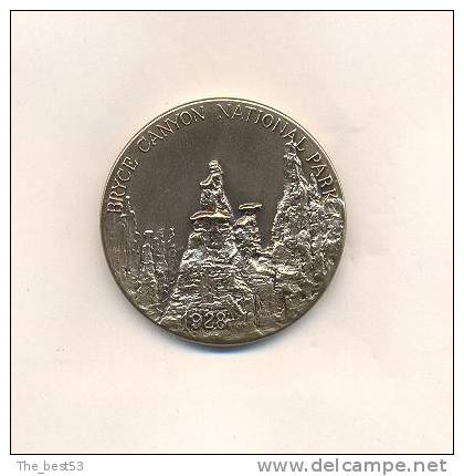 Médaille En Bronze  (diam.3.80cm) National Park Fondation  USA - Sonstige & Ohne Zuordnung