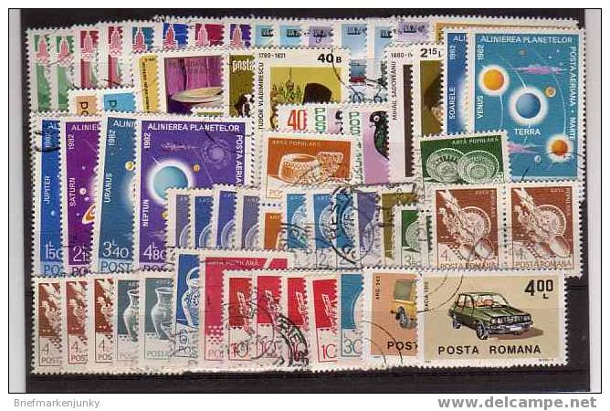 831) Rumänien Gestempelte Lot Ca 40-50 Stk. - Used Stamps