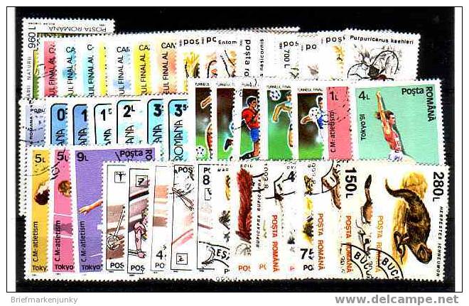 834) Rumänien Gestempelte Lot Ca 40-50 Stk. - Used Stamps