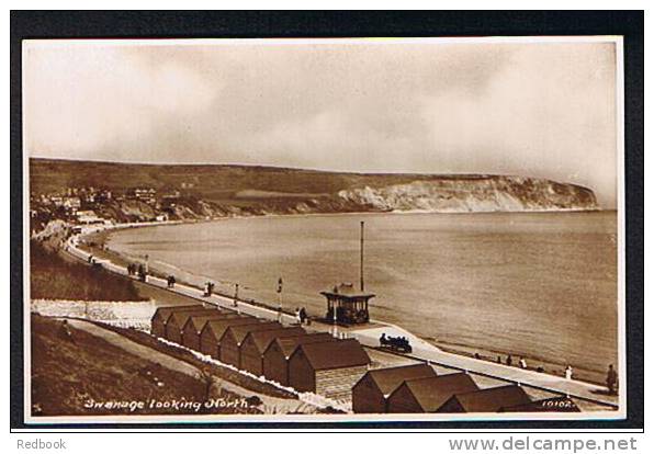 Real Photo Postcard Swanage Looking North Dorset - Ref B143 - Swanage