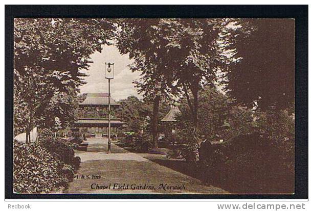 Chapel Field Gardens Norwich Norfolk Postcard - Ref B143 - Norwich
