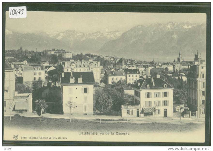 LAUSANNE - VUE DEPUIS LES CASERNES  - TB - Lausanne