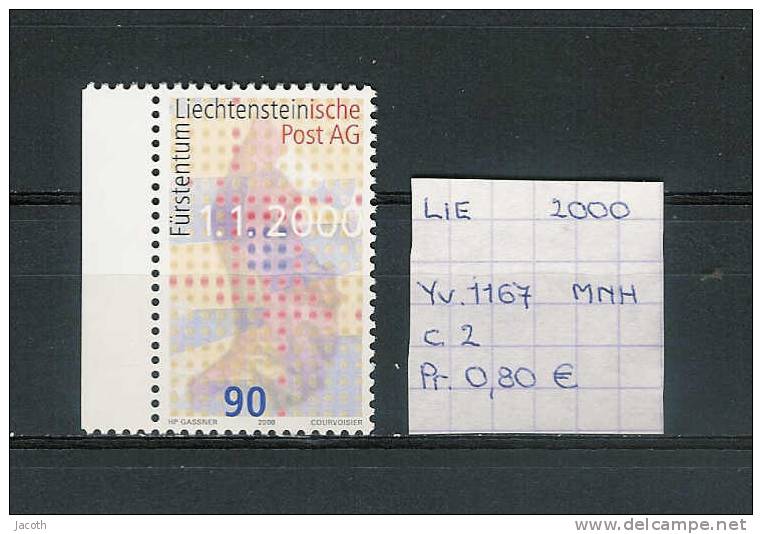 Liechtenstein 2000 - Post AG - Yv. 1167 Postfris/neuf/MNH - Unused Stamps