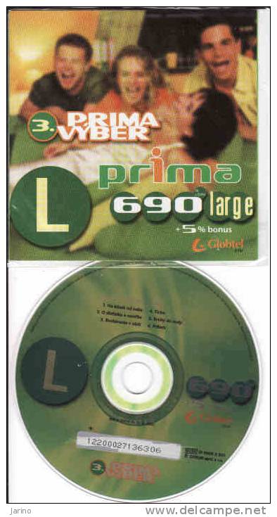 Slovaquie Special Globtel Prima Prepaid CD With PIN Code, Limited Issue 5000 Pieces, Nominal Value 690 Coronnas, Rare - Slowakei