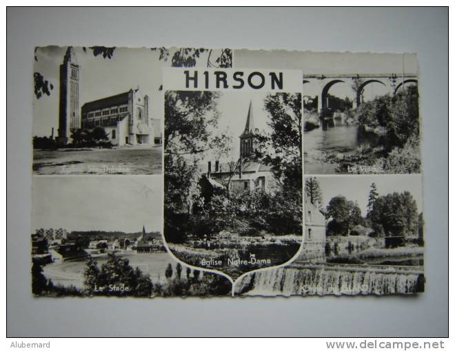 Hirson , Vues. C.p.photo .14x9 - Hirson