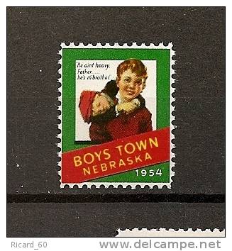 Vignette  Boys Town  Nebraska 1954 - Neufs