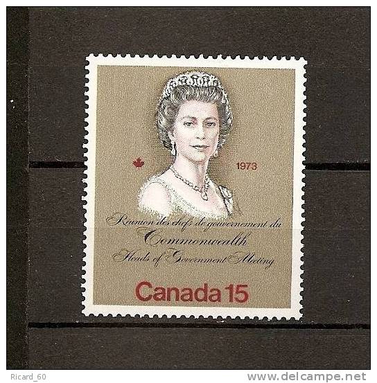 Timbres  Neufs Du Canada Visite Royale Et Réunion De Gouvernement Du Commonwealth à Ottawa Reine Elisabeth II - Unused Stamps