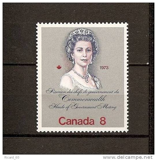 Timbres  Neufs Du Canada Visite Royale Et Réunion De Gouvernement Du Commonwealth à Ottawa Reine Elisabeth II - Ungebraucht