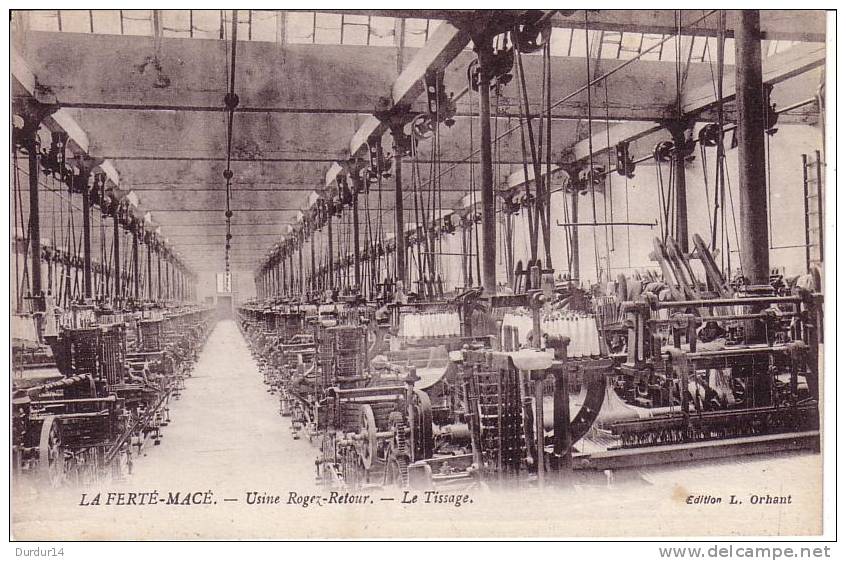 LA FERTÉ-MACÉ (Orne).  Usine ROGEZ-RETOUR /  Le Tissage  ( VENTE PRIX FIXE & ACHAT IMMÉDIAT ) - La Ferte Mace