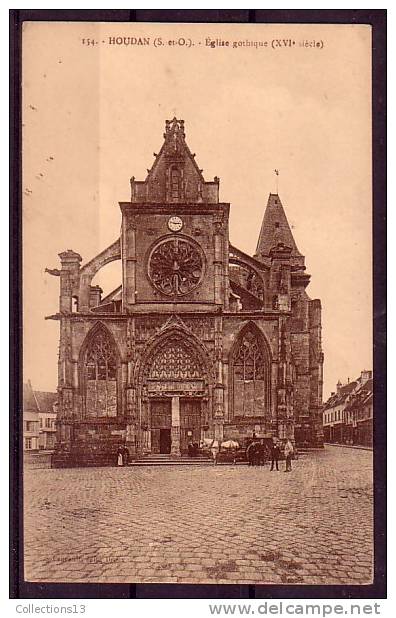 VAL D'OISE - Houdan - Eglise Gothique - Houdan