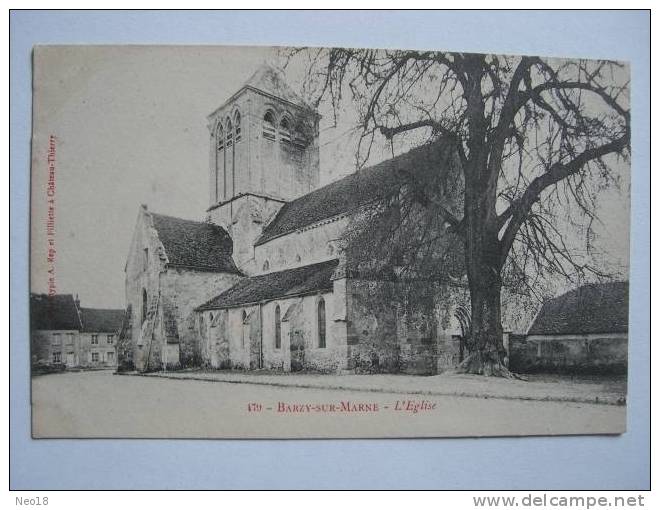 Barzy Sur Marne, L Eglise - Autres & Non Classés