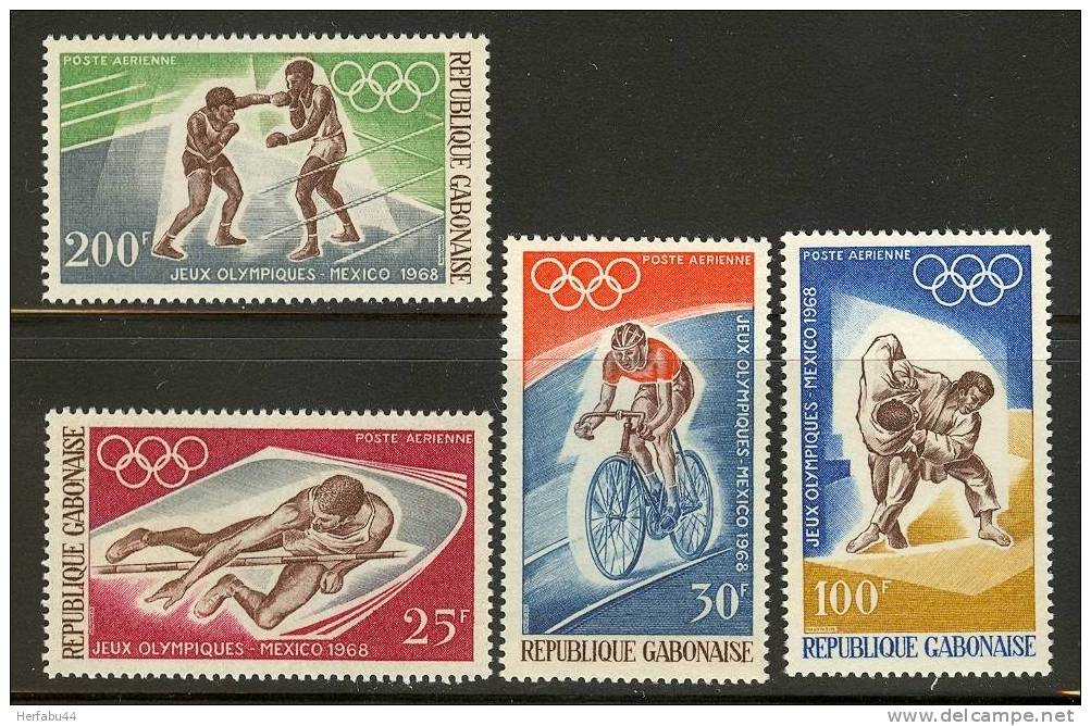 Gabon      Olympic Games Mexico 1968      Set     SC#  C70-76 MNH** - Ete 1968: Mexico