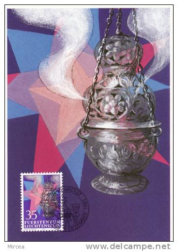 5009 - Liechtenstein 1985 - Maximum Cards