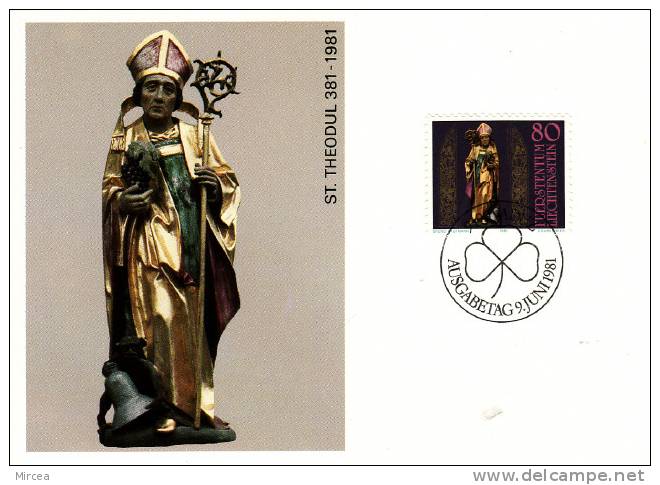 4207 - Liechtenstein 1981 - Maximumkarten (MC)