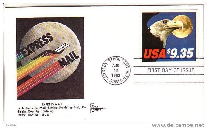 USA First Day Cover ( FDC ) 1983 - Express Mail - Sonstige & Ohne Zuordnung