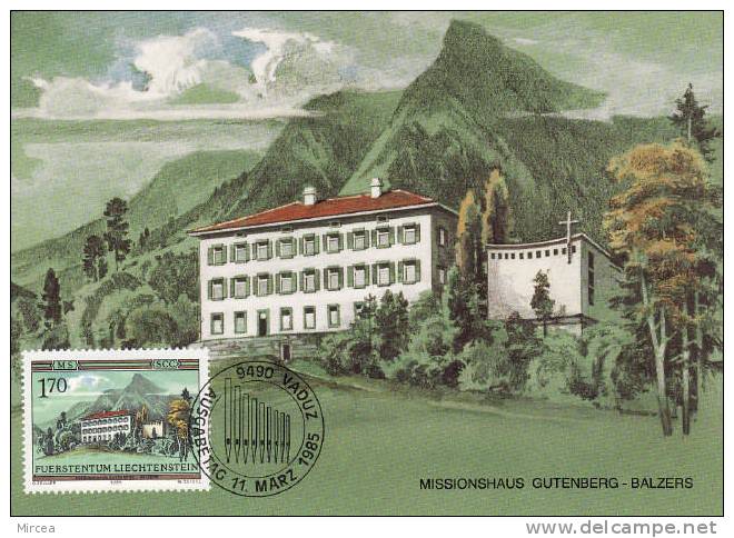 4347 - Liechtenstein 1985 - Cartes-Maximum (CM)