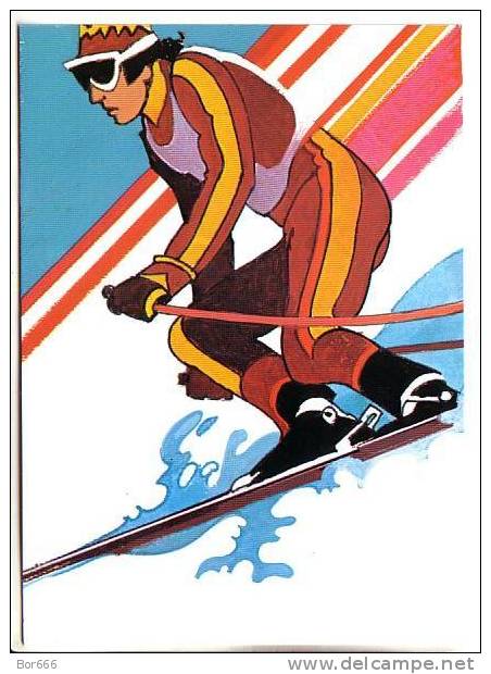 USA Maxicard 1984 - Lake Placid Winter Olympic Games - Hiver 1980: Lake Placid