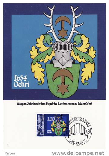 4143  - Lichtenstein 1980 - Cartes-Maximum (CM)