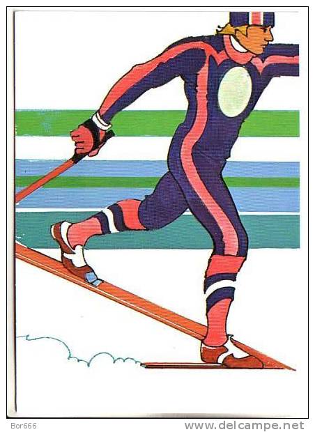 USA Maxicard 1984 - Lake Placid Winter Olympic Games - Hiver 1980: Lake Placid