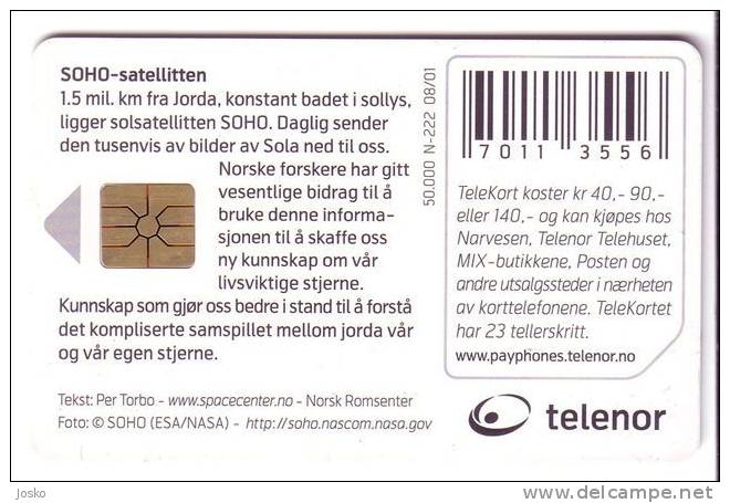 SPACE CENTER ( Norway Limited Card )*** Espace - Cosmos - Universe - Univers - Weltall - Universum - Universo - Spazio * - Spazio
