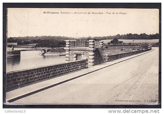 YONNE - Saint Fargeau - Réservoir De Bourdon - Vue De La Digue - Saint Fargeau