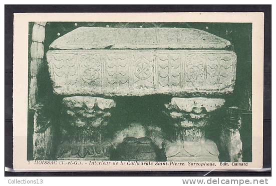 TARN ET GARONNE - Moissac - Intérieur De La Cathédrale Saint Pierre - Sarcophage - Moissac