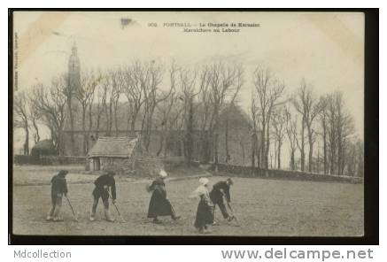 22 PLOUDALMEZEAU Portsall La Chapelle De Kersaint Maraichers Au Labour - Ploudalmézeau