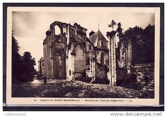 SEINE MARITIME - Saint Wandrille - Abbaye - Ruines De L'église Abbatiale - Saint-Wandrille-Rançon