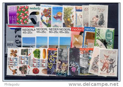 NL ** Tous Différents 1971 / 72,  Fleurs, Juliana, Enfance 80, Paysages, Exportations - Ungebraucht