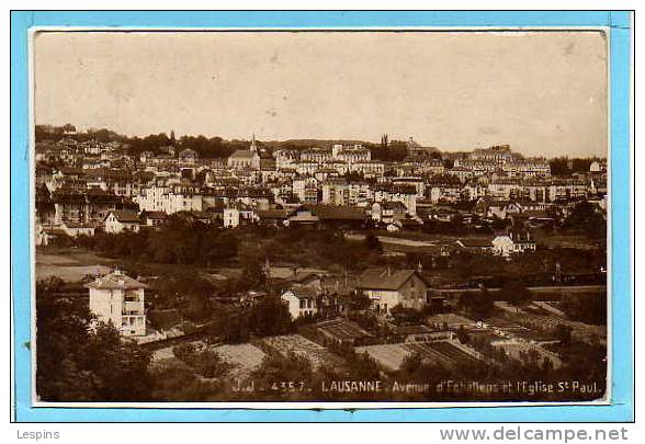 SUISSE - Lausanne  - Avenue D'Echallens Et... - Échallens