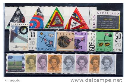 Pays-Bas Bas 1985 / 6. (2) Neuf ** YV. 1251 / 61 – 1265 / 68  -- 1666 / 68 A, Cote 38,90 E - Nuevos