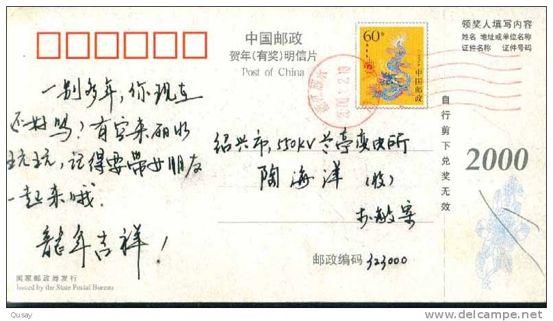 Jinshuitan Hydroelectric Power Station  ,   Pre-stamped Card , Postal Stationery - Agua