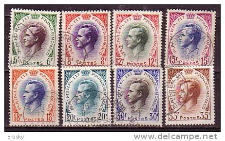 Q6669 - MONACO Yv N°421/26A - Used Stamps