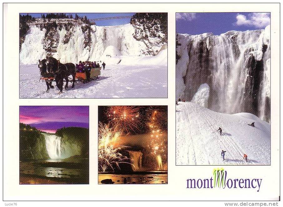 MONTMORENCY -  La Chute MONTMORENCY  - 4 Vues - Montmorency Falls