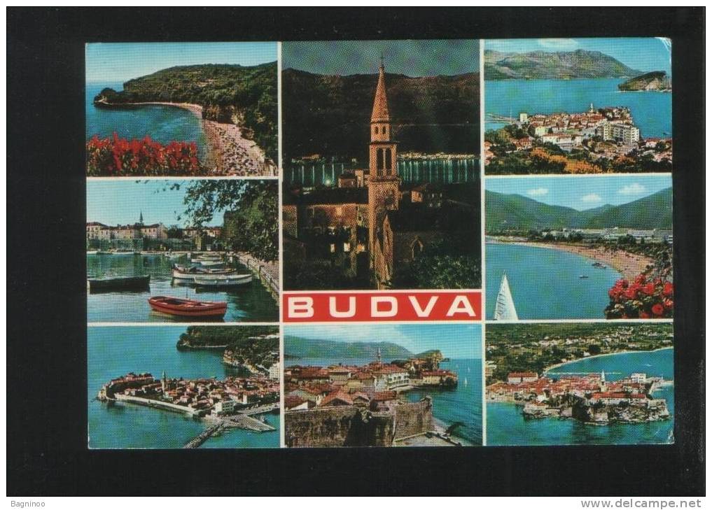 BUDVA Postcard MONTENEGRO - Montenegro