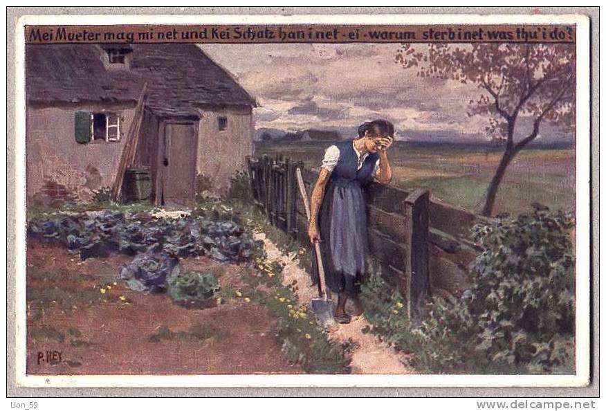 Art HEY Paul - Series - # 93 German Folk Songs Ethnic Pc FARMER / 7226 - Hey, Paul