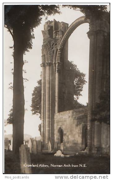 Cambridge - Crowland Abbey Norman Arch From N.E. Real Photo  5410 - Cambridge