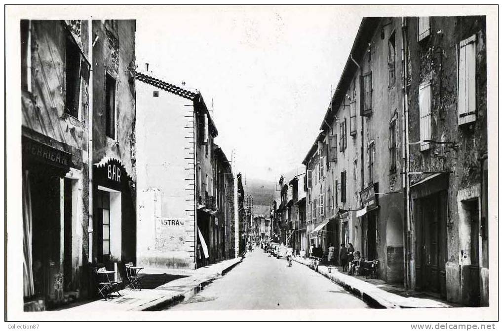 30 - GARD - BESSEGES - RUE ALBERT CHAMBONNET - BAR - COMMERCES - Bessèges