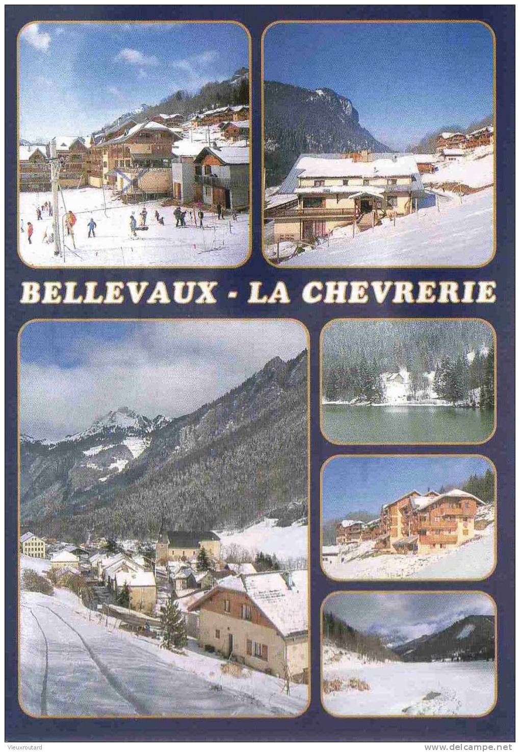 CPSM. BELLEVAUX LA CHEVRERIE. ALTITUDE 1100 METRES. DATEE 1999. - Bellevaux