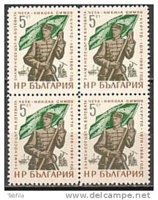 BULGARIE - 1966 - Port-drapeau De Botev, Nicola-Simov Karuto - 1v ** Bl Du 4 - Unused Stamps