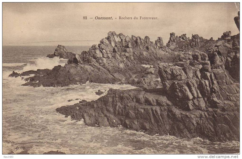 29 OUESSANT Rochers Du Fromweur - Ouessant