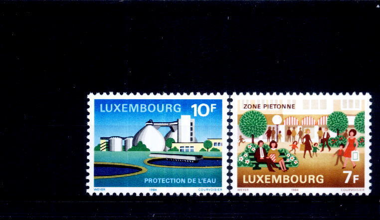 Luxembourg Yv.no.1045/6 Neufs** - Unused Stamps