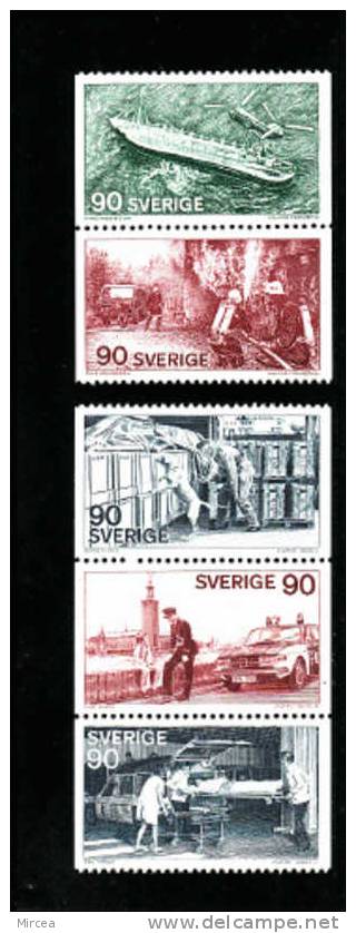 Suede -  Yv.no.895/9 - Neufs** - Unused Stamps